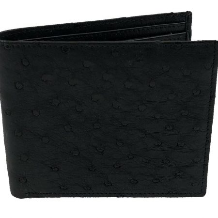 Ostrich Skin Bi-Fold Wallet