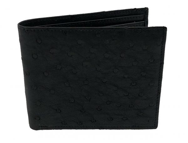 Ostrich Skin Bi-Fold Wallet