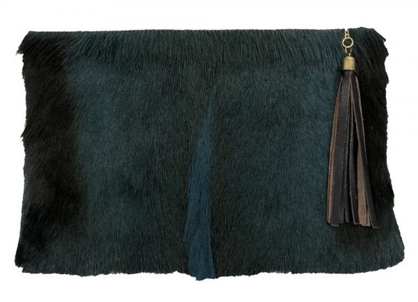 Springbok & Leather Folio Clutch Purse StyleB