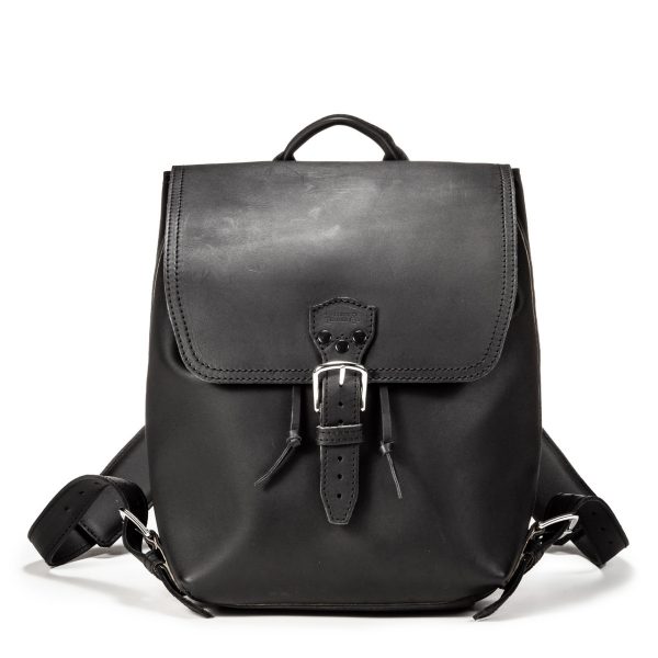 Drawstring Leather Backpack