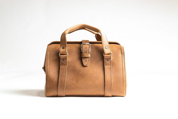 Big Mouth Leather Duffle Bag